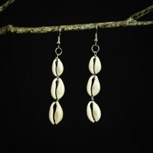 Cowrie Shell Earrings by M. Pheasant