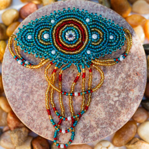 Beaded Barrette 15133 - Mohawk