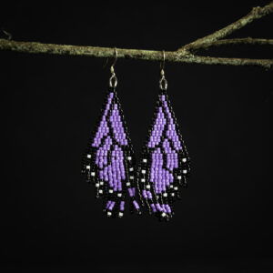 Earrings - Beaded Butterfly Wings Large Assorted
