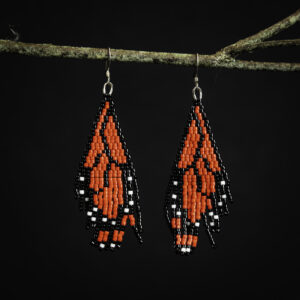 Earrings - Beaded Butterfly Wings Large Assorted