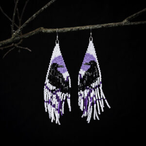 Earrings - Beaded Earrings by C. Ranger Raven