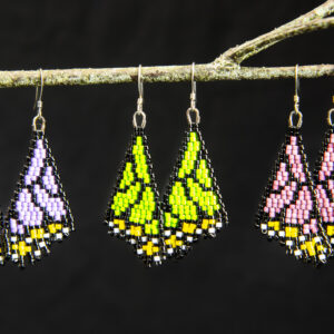 Earrings - Beaded Butterfly Wings Assorted