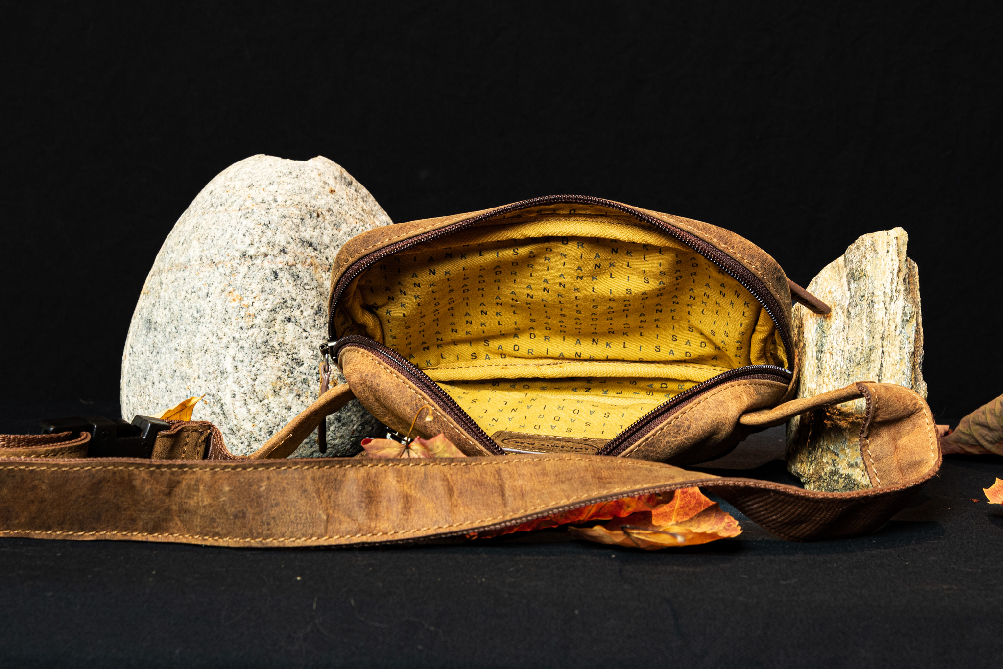 Buffalo Hide Waist Pouch by Adrian Klis - 2401