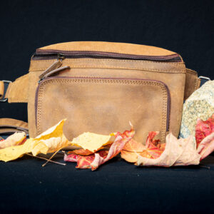 Buffalo Hide Waist Pouch by Adrian Klis - 2333