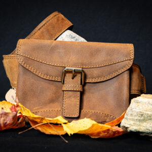 Buffalo Hide Waist Pouch by Adrian Klis - 2932