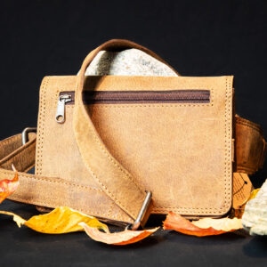 Buffalo Hide Waist Pouch by Adrian Klis - 2934
