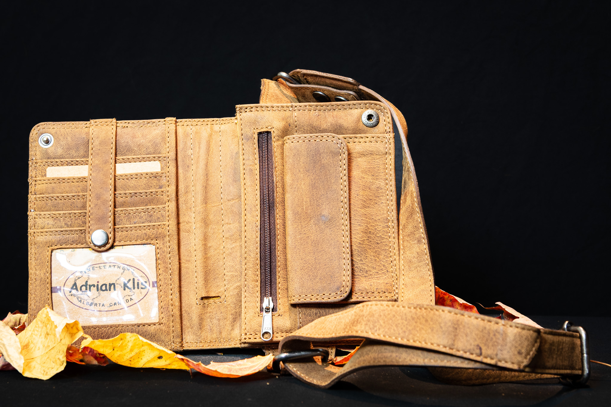 Buffalo Hide Waist Pouch by Adrian Klis - 2934