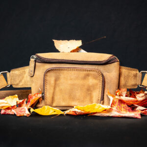 Buffalo Hide Waist Pouch by Adrian Klis - 2931