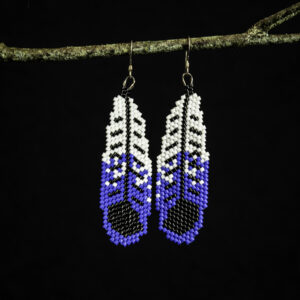 Earrings - Beaded Earrings by C. Ranger Feathers Assorted