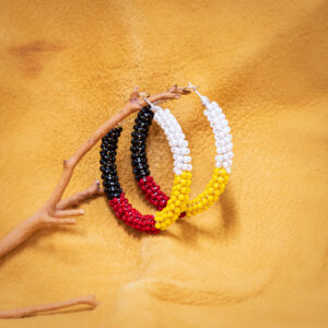 Beaded Hoop Earrings by C. Ranger, Assorted