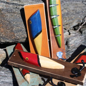 Folk Art Fish Hook - Assorted