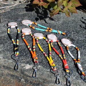Beaded Lanyard Wristlet - Assorted Colours