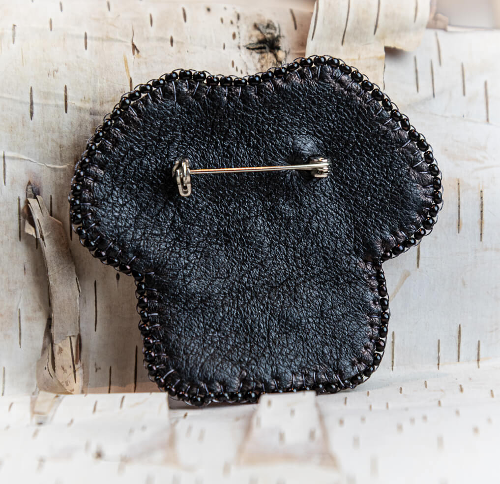 Beaded Brooch by C. Ranger - Orange Shirt
