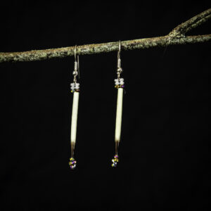 Earrings - Porcupine Quill by M.L. George Assorted