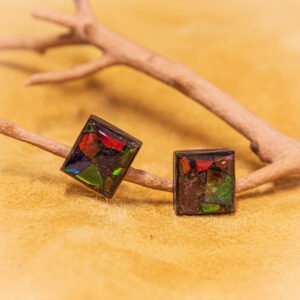 Earrings - Ammolite AS1