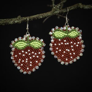 Earrings - Beaded Strawberry Earrings Assorted