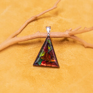 Mammoth Ivory Pendant - Ammolite M1