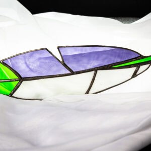 Stained Glass Feather - Mohawk